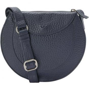 Blue Sigrun 23 cm Leather Shoulder Satchel
