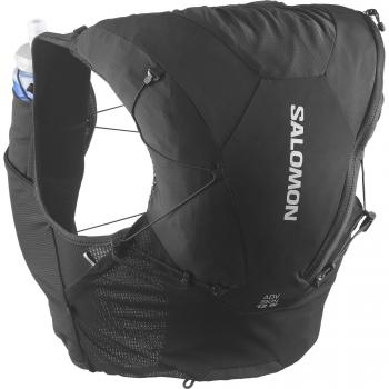Salomon Adv Skin 12L Damen Laufweste mit Flaschen Schwarz