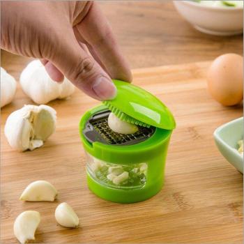 Mini Portable Stainless Steel Garlic Grater and Press
