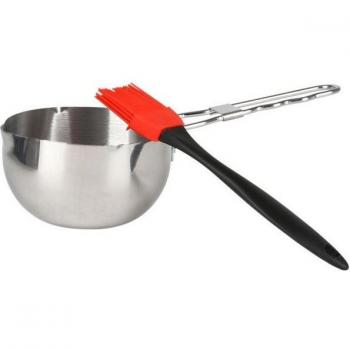 Marinade & Sauce Set – 2‑teiliges Edelstahl‑Silicon‑Puffer