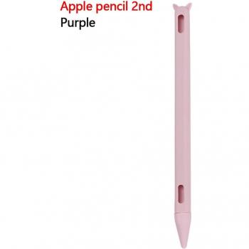 Cute Cat Silicone Pen Holder for Apple Pencil 1 & 2