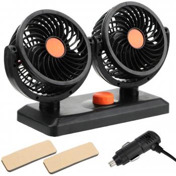 360 Degree Rotating Car Air Cooling Fan