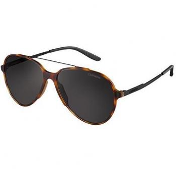 Carrera Herren 118/S NR L2L 57 Sonnenbrille, Schwarz (Brown Grey)
