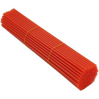 100PCS Red Nylon PA Riveting Tubes 5.0x500mm
