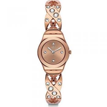 Swatch YSG165G: Zeitloses Unisex-Quarzmodell mit Stahlarmband