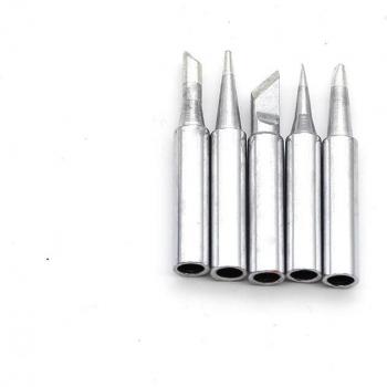 60W Adjustable Soldering Iron with 900M-T Tips and Heating Sponge