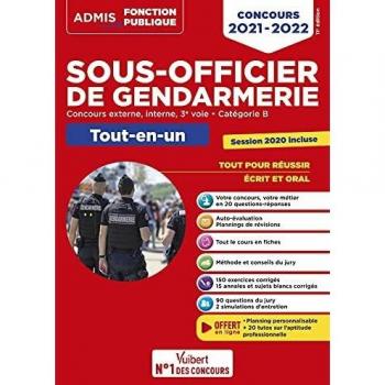 Concours Sous-officier de gendarmerie - Catégorie B - Tout-en-un - 20 tutos offerts: Gendarme externe, interne et 3e voie - Concours 2021-2022