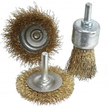 Eurotools Ensemble brosses coupe-moteur sans fil – modèle cuivré