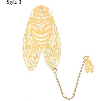 Chinese Retro Stijl Holle Metalen Bladwijzer Lotus Leaf Bookmark