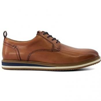 Dune London Wide Fit 'Blaksley' Leather Casual Shoes