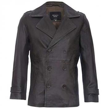 Infinity Amara Leather Mens Peacoat – Brown, 2XL