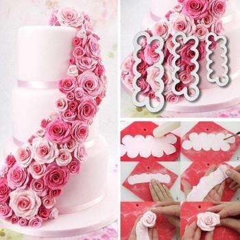 Découpeur de fleurs en pétales de rose