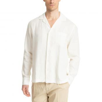 Camicia Lardini Bianco Uomo Maniche Corte