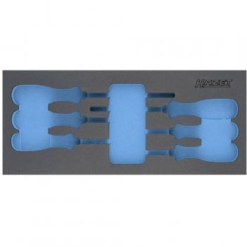 Alloggiamento in schiuma espansa morbida 163-522L dimensioni 172 mm x 392 mm