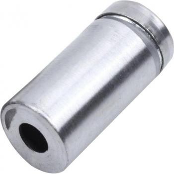 Kit de supports inox 10 unités – montage sans vis, entretoises incluses, signe publicitaire 12×25 mm