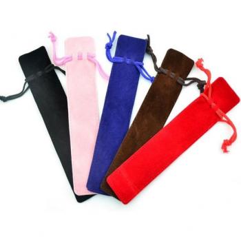 Single Velvet Pencil Case for Rollerball/Fountain/Ballpoint Pens - 20pcs