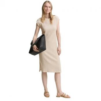 Tom Tailor Midikleid Creme Größe 44
