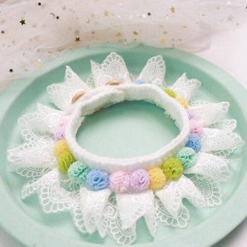 Gauzy Colorful Pet Necklace