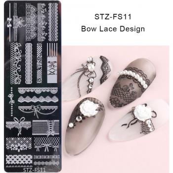 Leopard Print Nail Art Stamping Plate PPSTZ-FS