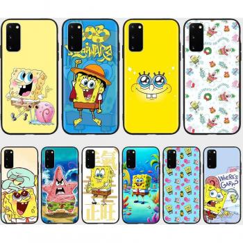 Coque transparente Bob l'éponge pour Samsung A22 4G vert