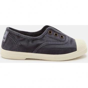 Zapatillas Eco Natural Mundo Lona Azul Infantil