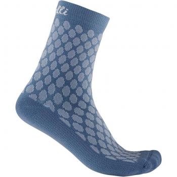 Calze Castelli Sfida Blu Acciaio Femminile S-M