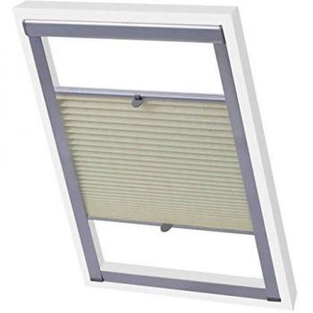 VidaXL Plisseefalten Creme S06/606