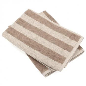 Torchons cuisine éponge coton pat marron – pack de 2 pièces 50 cm x 50 cm
