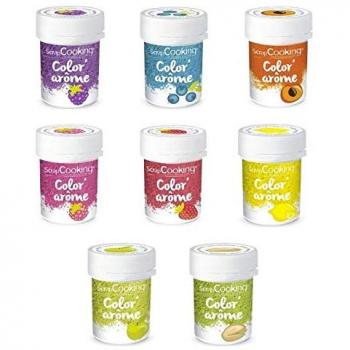 ScrapCooking - Set de 8 Colorants Alimentaires aux Arômes de Fruits