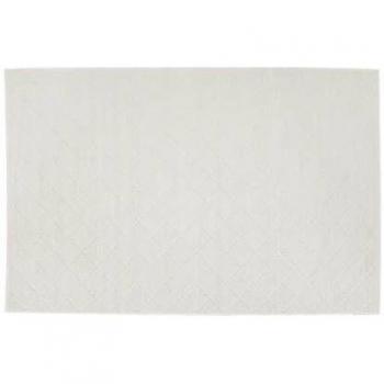 Beliani - Tappeto Rettangolare In Lana Bianco Sporco 140x200cm