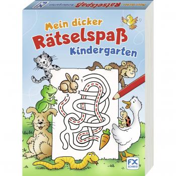 Mein dicker Rätselspaß Kindergarten