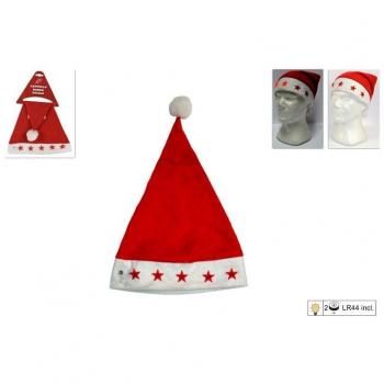 Cappello Natalizio con Luci Led Natale Luminoso Travestimento Accessorio