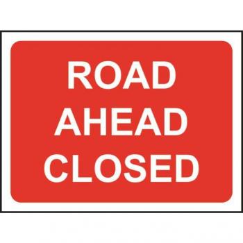 Temporary Road Closure Sign - 1050 x 750mm