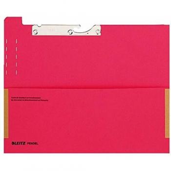 LEITZ Pendelfehltasche, mit Tab , Fehlt, , rot