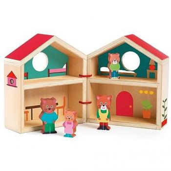 Casa degli animali in legno