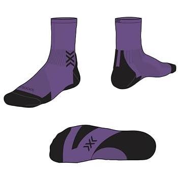 Calcetines X-socks Run Discover Crew Lila