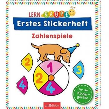 Lernraupe - Erstes Stickerheft - Zahlenspiele