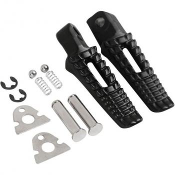 Rear Footrests Foot Pegs for Suzuki GSXR600 GSXR750 GSXR1000 GSXR B-KING 02-17 Black