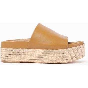 Merve Paloma Barc Brown Slider Shoes for Women Size 6 US