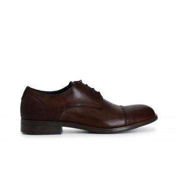 Derby uomo in pelle cuoio 40
