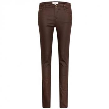Morgan - Pantalón de Mujer Slim con Brillo
