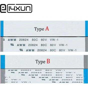 FFC/FPC Flat Flex Ribbon Cable Set 5pcs - 12Pin, 22Pin, 32Pin, 42Pin Same Side