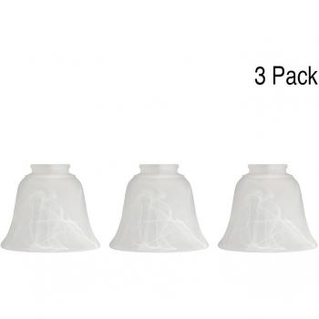 Lampe suspendue industrielle en verre clair albâtre