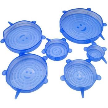6pcs Universal Silicone Food Covers