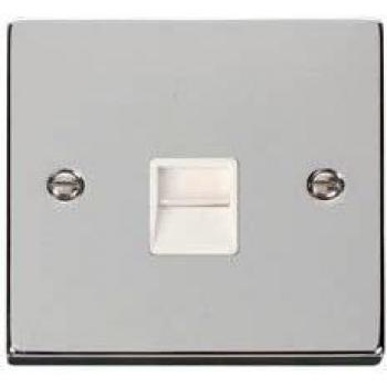 White Insert Phone Outlet VPCH125WH