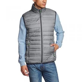 Campagnolo Weste de Piel de Aves Gris Hombre 52