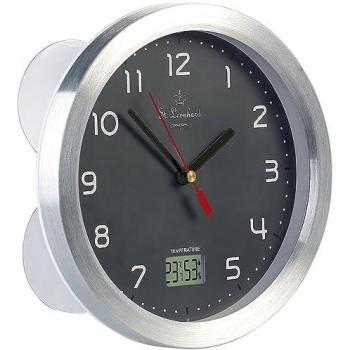 Horloge multifonction salle de bains St. Leonhard – radio, thermomètre et hygromètre