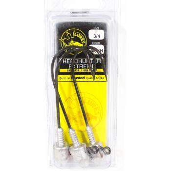 Tackle Tactics Extreme 8/0 Head‑Hunter Jig ¾ oz (Triple Pack)