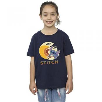 Blue Lilo & Stitch Wave T-Shirt for Girls