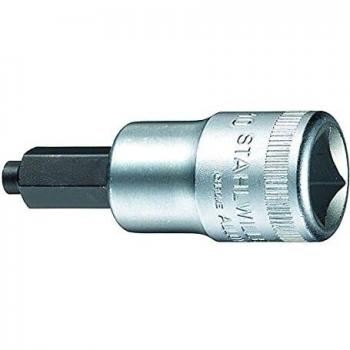 Stahlwille 03070012 12mm x 1/2 Socket with Guide Pin for Hex Head Screws